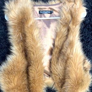 Faux fur vest